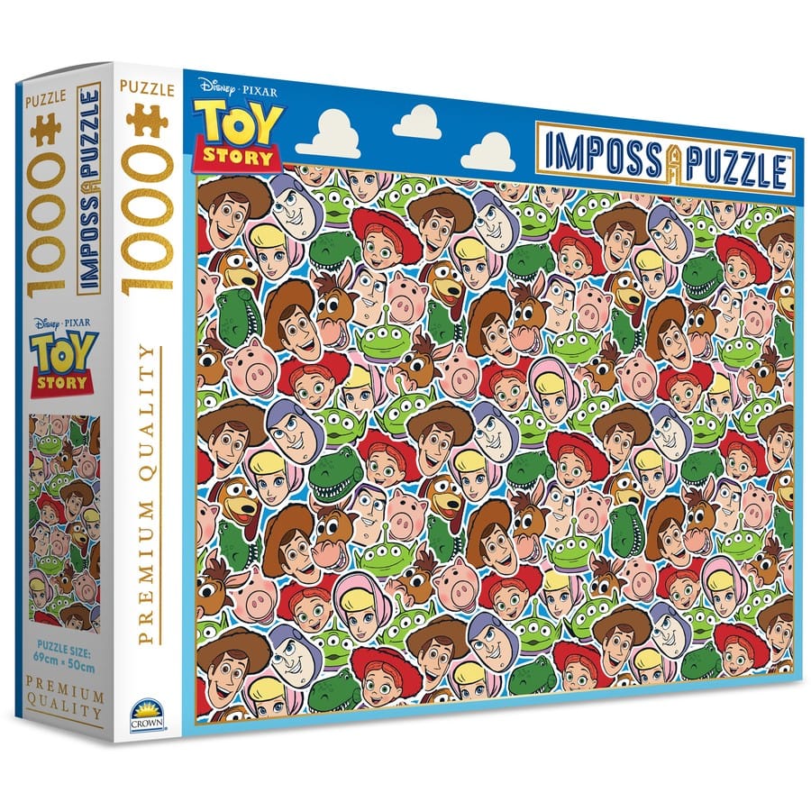 Crown Premium 1000pce ImpossApuzzle - Toy Story