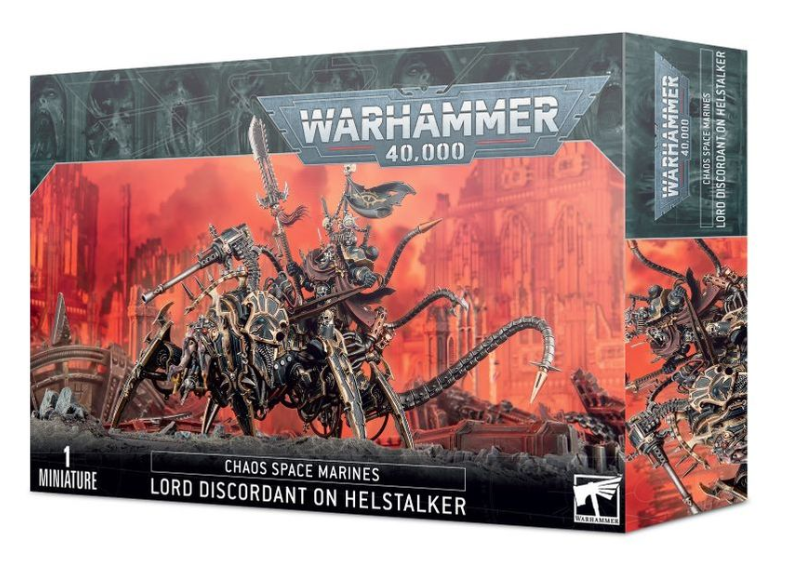 GW 43-59 Warhammer 40000: Chaos Space Marines Lord Discordant on Helstalker - Hobbytech Toys