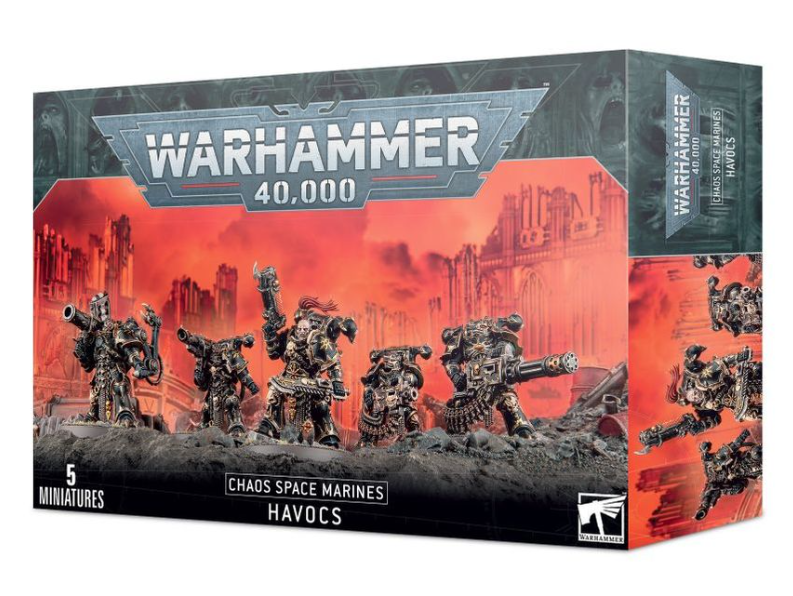 GW 43-61 Warhammer 40000:Chaos Space Marines Havocs - Hobbytech Toys
