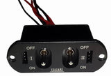 RCCSKJ 15A High Current Twin Switch With Charge Ports - Assorted Colors
