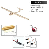 Dancing Wings 1.5m EP Griffin Glider Balsa RC Plane Kit (Motor,ESC,Servos Included)