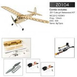 Dancing Wings Cute Girl 1.15m Balsa RC Plane Kit (Motor,ESC,Servos Included)