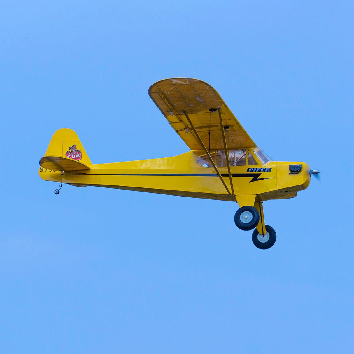 Dancing Wings J3-Cub 2.0m Balsa RC Plane Kit (Motor,ESC,Servos Included)