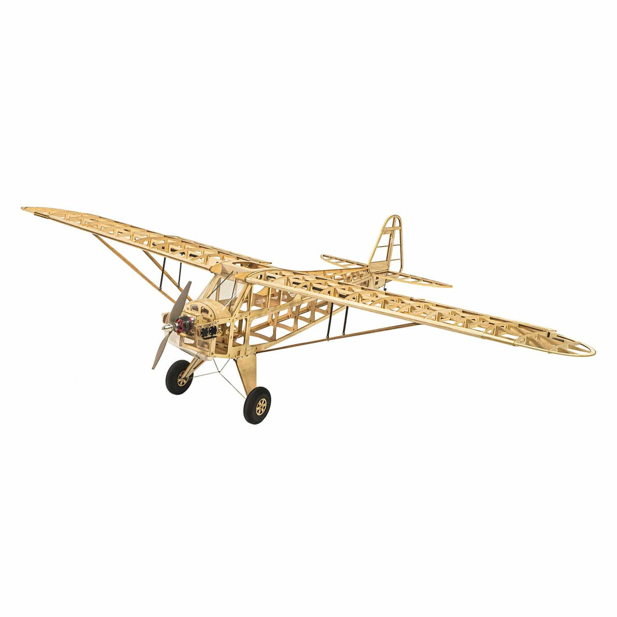 Dancing Wings J3-Cub 2.0m Balsa RC Plane Kit (Motor,ESC,Servos Included)