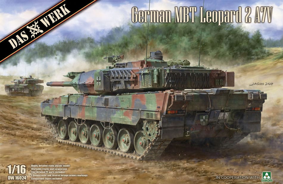 Das Werk DW16024 1/16 Leopard 2 A7V model kit