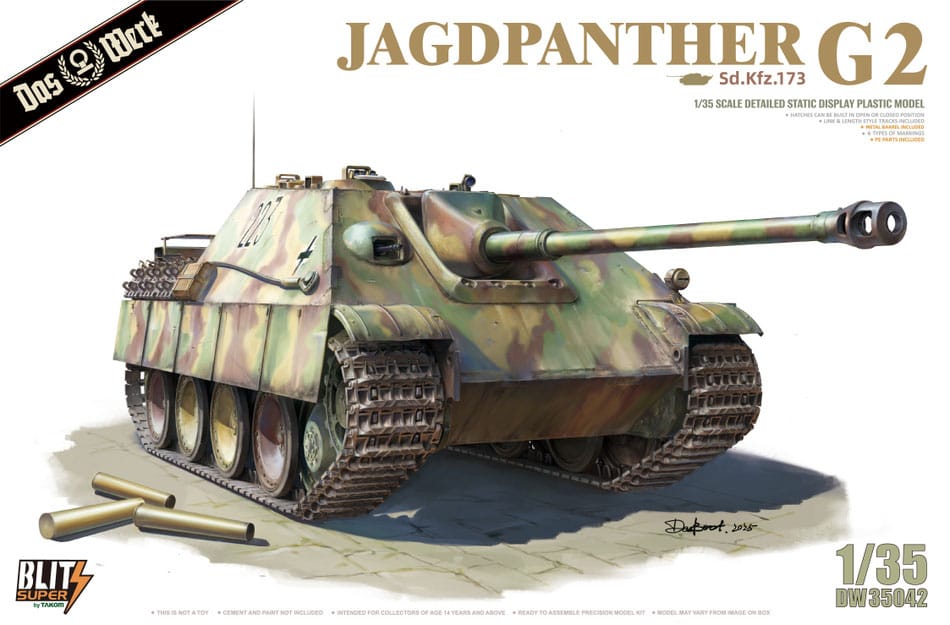 Das Werk DW35042 1/35 Jagdpanther G2 model kit