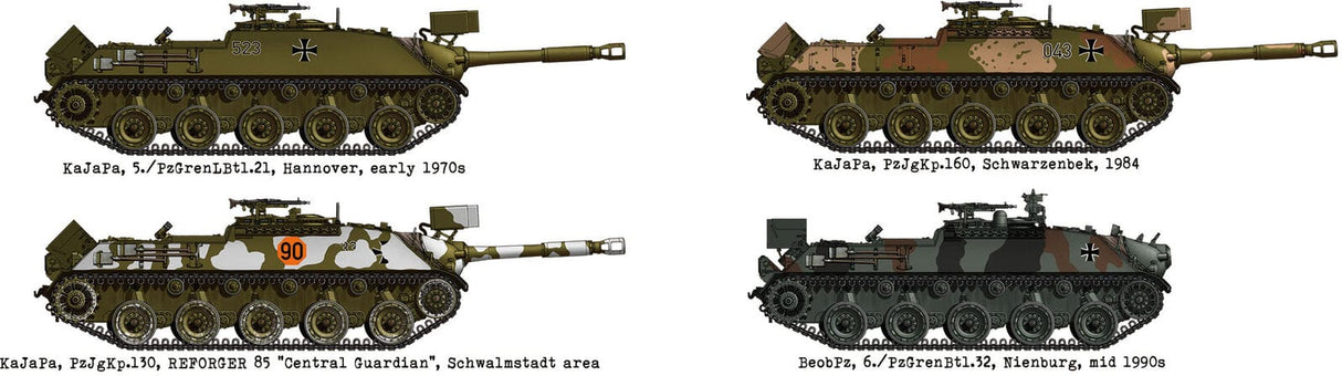 Das Werk 1/35 Kanonenjagdpanzer/Beobachtungspanzer Plastic Model Kit [35031]
