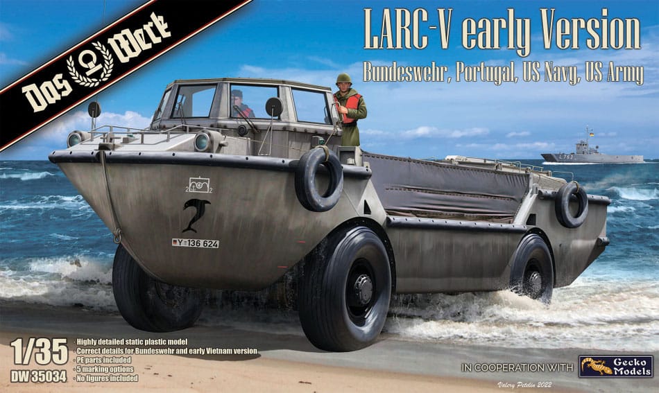 Das Werk DW35034 1/35 LARC-V Early Version model kit