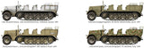 Das Werk 1/35 Mtl. Zgkrwg. 8t, Sd.Kfz. 7 w/ Crew Plastic Model Kit