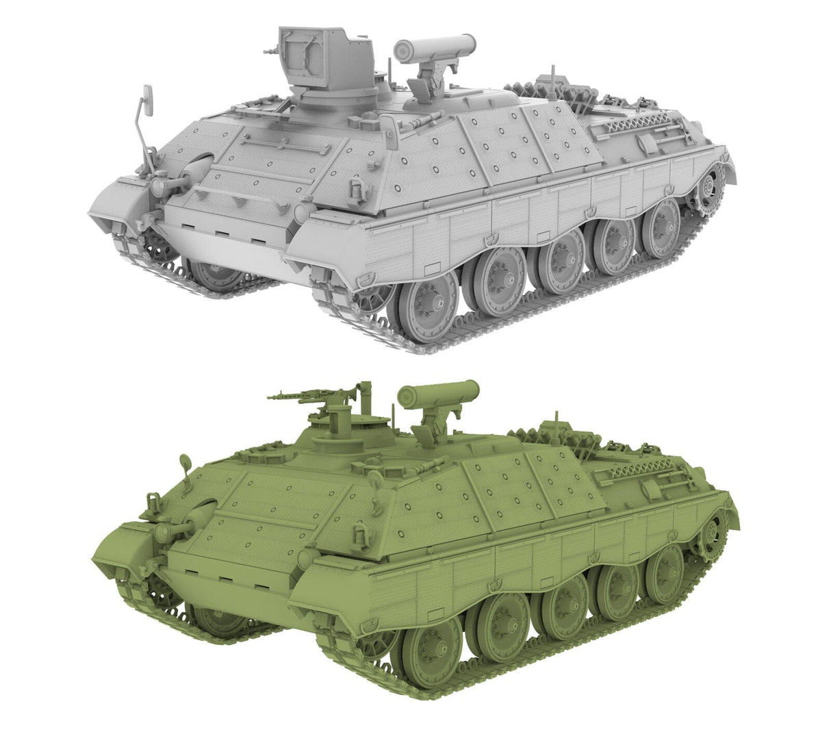 Das Werk 1/35 Raketenjagdpanzer Jaguar 1 Plastic Model Kit