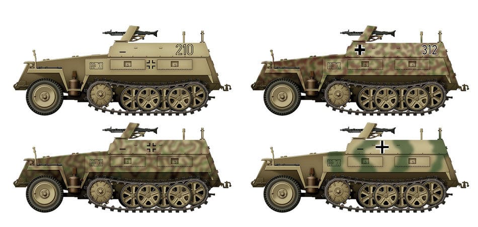 Das Werk 1/35 Sd.Kfz.250/1 Ausf.B Neu Plastic Model Kit [35029]