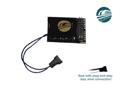 DCC Concepts AE Model PLuX - 22 6 Function Decoder [AED - P22D.6] - Hobbytech Toys