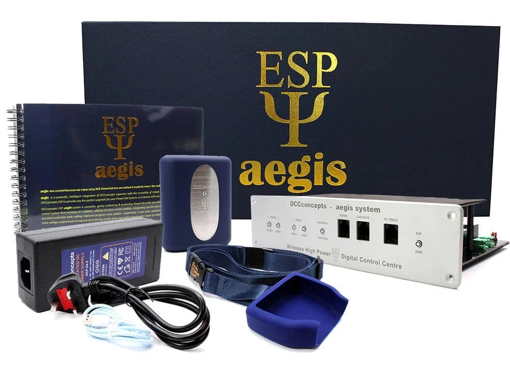DCC Concepts ESP Aegis 5 Amp Wireless System for PowerCab [DCC - AEGIS.SET] - Hobbytech Toys
