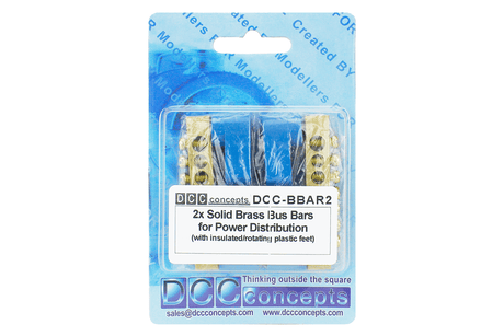 DCC Concepts Solid Brass Distrubution Bars (2 Pack) [DCC - Bbar2] - Hobbytech Toys
