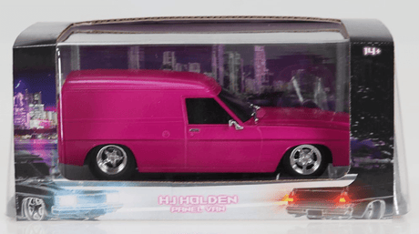 DDA 1/24 Bubblegum HJ Panelvan Custom Light Up - Prebuilt Plastic Model - Hobbytech Toys