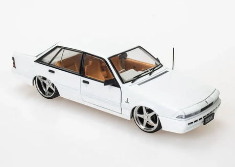 DDA 1/24 Custom Holden VL Calais - Metallic White Diecast Model