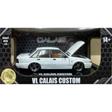 DDA 1/24 Custom Holden VL Calais - Metallic White Diecast Model