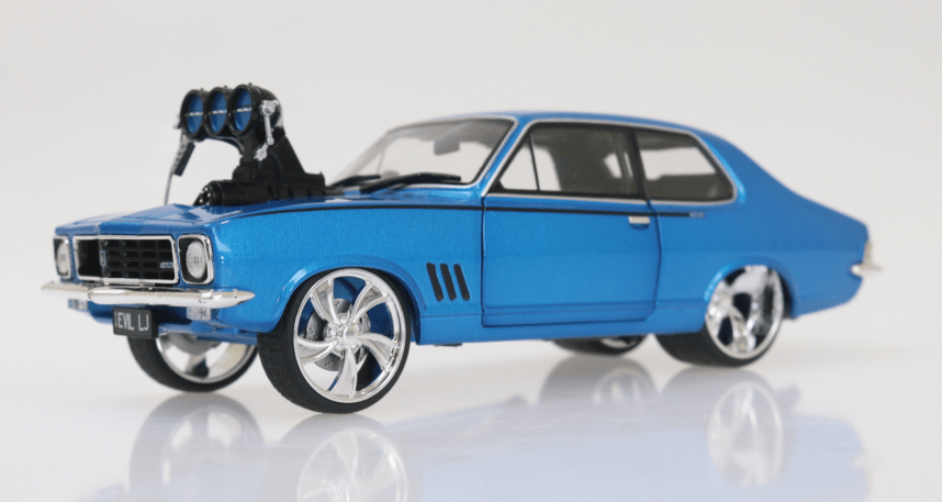 DDA 1/24 Evil LJ Torana Fully Detailed Opening Doors, Bonnet and Boot Diecast Model [DDA623] - Hobbytech Toys