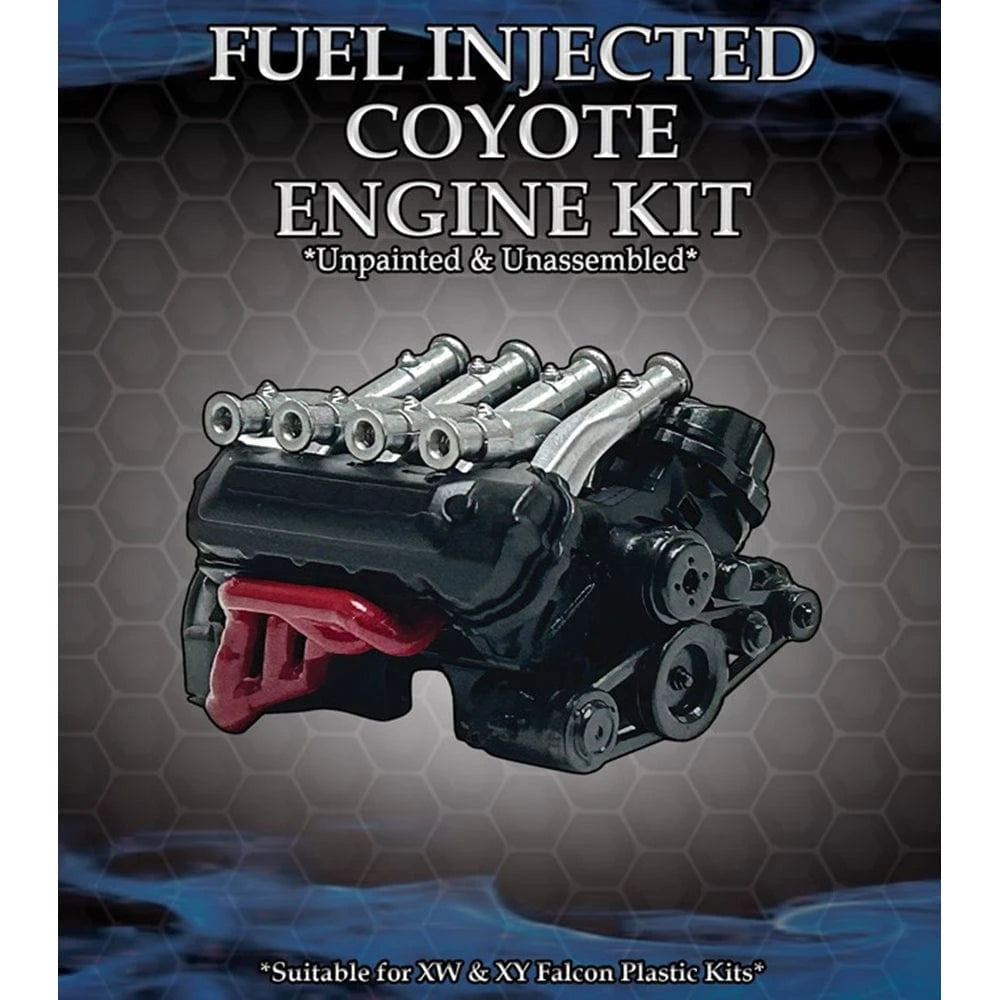 DDA 1/24 Ford XW/XY Fuel Injected Coyote Engine Plastic Kit