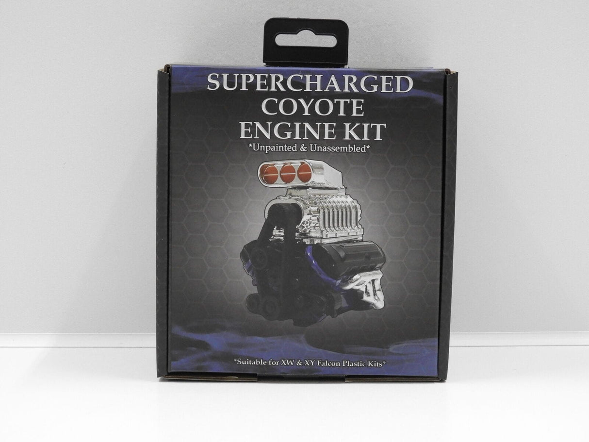 DDA 1/24 Ford XW/XY Supercharged Coyote Engine Plastic Model Kit