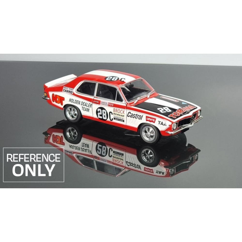 DDA 1/24 Holden LJ Torana Bathurst Winner Sealed Body Opening Bonnet w/Engine Plastic Model Kit - Hobbytech Toys