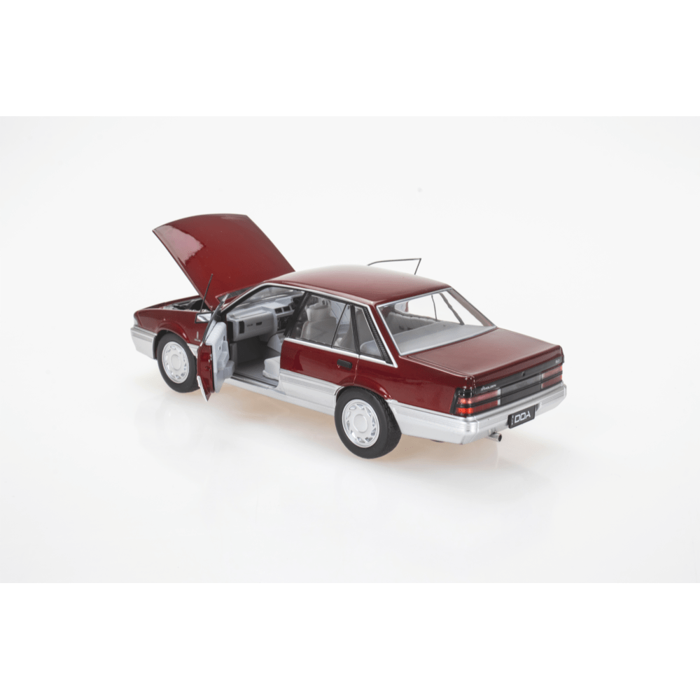 DDA 1/24 Holden VL Calais Red/Silver Diecast Model