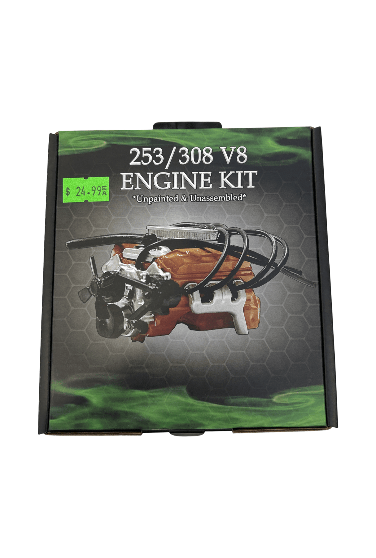 DDA 1/24 LC/LJ 253/308 V8 Engine Plastic Kit Accessory Pack [DDAAC002] - Hobbytech Toys