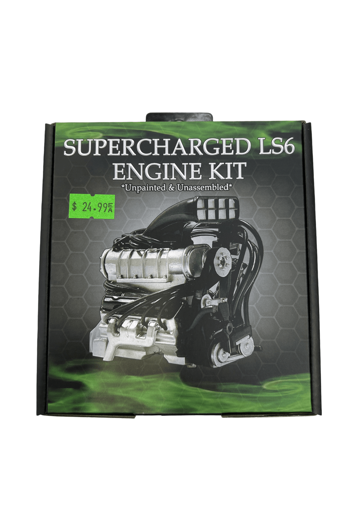 DDA 1/24 LC/LJ Supercharged LS6 Torana Engine Plastic Kit Accessory Pack [DDA626A/DDAAC004]