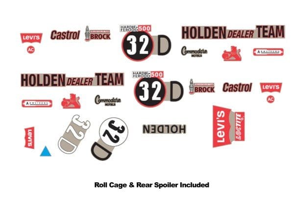 DDA 1/24 No.32D LC Torana Bathurst Decal Kit Accessory - Hobbytech Toys