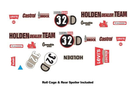 DDA 1/24 No.32D LC Torana Bathurst Decal Kit Accessory - Hobbytech Toys