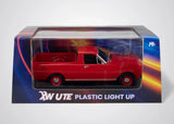 DDA 1/24 Red XW Standard Ford Ute Spectra Rides Plastic Light Up Model