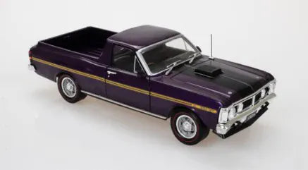 DDA 1/24 (S) Purple W/Gold Stripe XY GT Ute Sfragismeno - Opening Front Doors Only