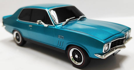 DDA 1/24 Teal LJ Torana Spectra Rides Light Up - Pre - Assembled Plastic Model - Hobbytech Toys
