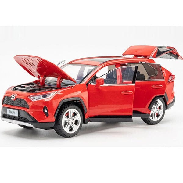 DDA 1/24 Toyota Rav 4 - Red Diecast Model - Hobbytech Toys