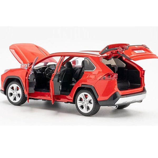 DDA 1/24 Toyota Rav 4 - Red Diecast Model - Hobbytech Toys