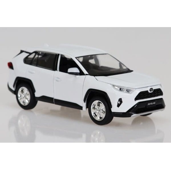 DDA 1/24 Toyota Rav 4 - White Diecast Model - Hobbytech Toys