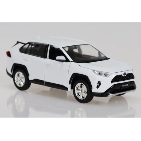 DDA 1/24 Toyota Rav 4 - White Diecast Model - Hobbytech Toys