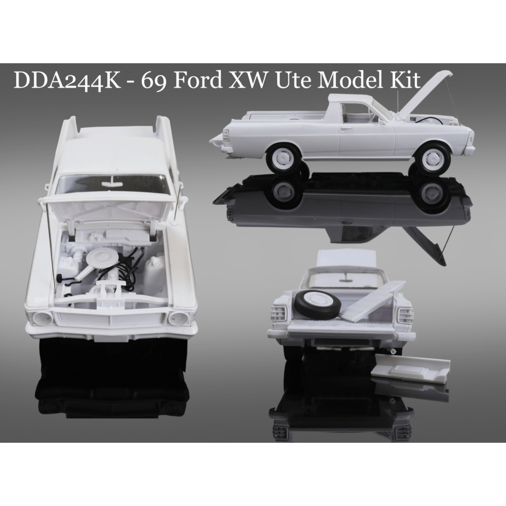 DDA 1/24 XW Standard Ford Ute Plastic Model Kit [DDA244K] - Hobbytech Toys