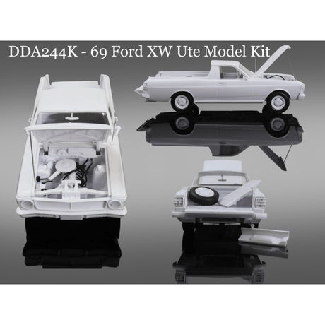DDA 1/24 XW Standard Ford Ute Plastic Model Kit [DDA244K] - Hobbytech Toys