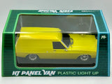 DDA 1/24 Yellow HJ Panel Van Spectra Rides - Plastic Light Up
