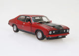 DDA 1/32 Black w/Silver Stripe XB GT Ford Falcon Diecast Model