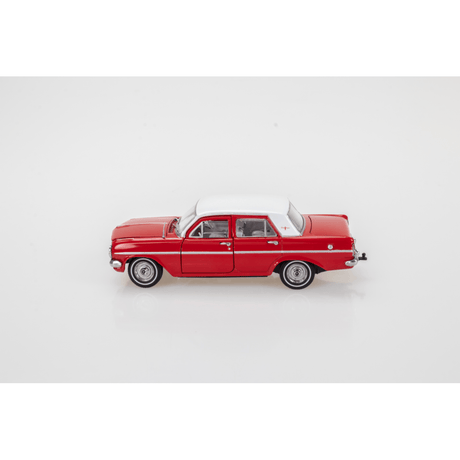 DDA 1/32 EH Holden Premier Diecast Model Red w/White Roof