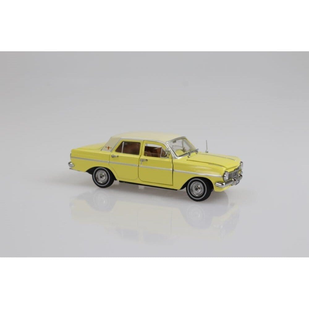 DDA 1/32 EH Holden Sedan Premier Street 2 - Tone Yellow/White Diecast Model - Hobbytech Toys