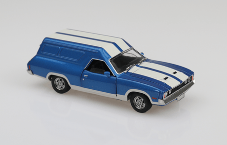 DDA 1/32 Ford XC Panel Van Dark Blue w/White Stripes Diecast Model - Hobbytech Toys