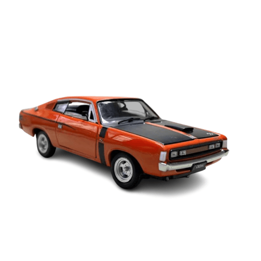 DDA 1/32 Orange E38 Valiant Charger Fully Detailed Diecast Model - Hobbytech Toys