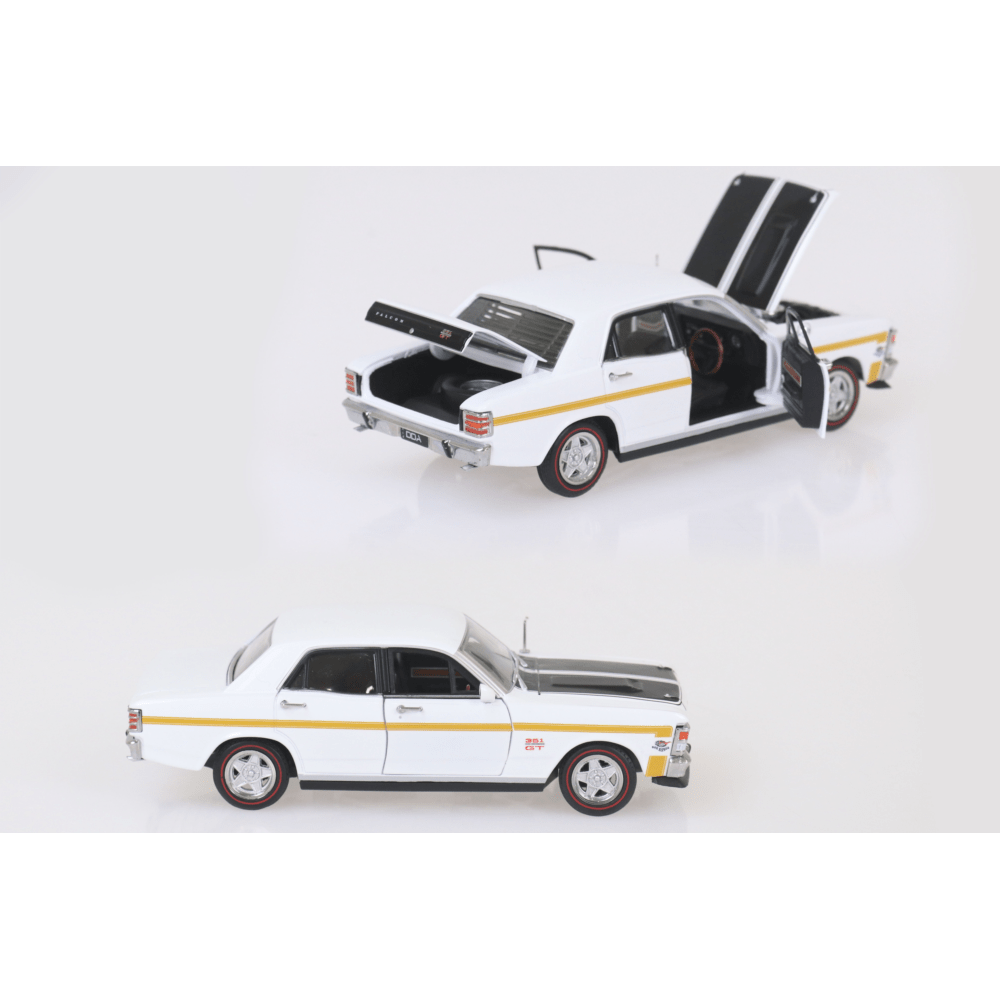 DDA 1/32 White XW Ford GTHO Phase 2 Diecast Model