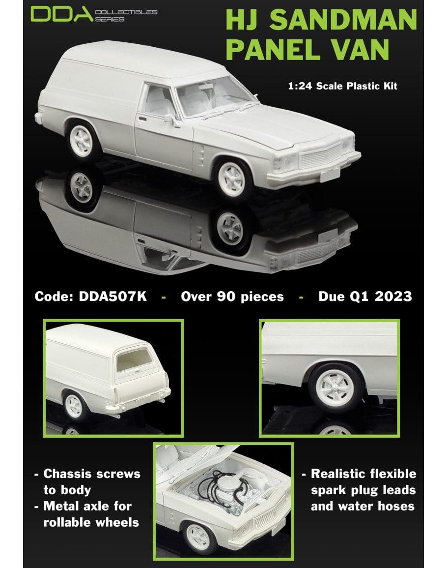 DDA 507K 1/24 Holden HJ Sandman Panel Van Plastic Model Kit - Hobbytech Toys
