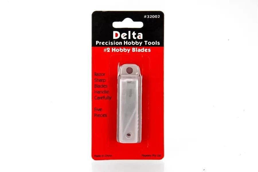 Delta 32002 #2 Hobby Knife Blades (5pcs) - Hobbytech Toys