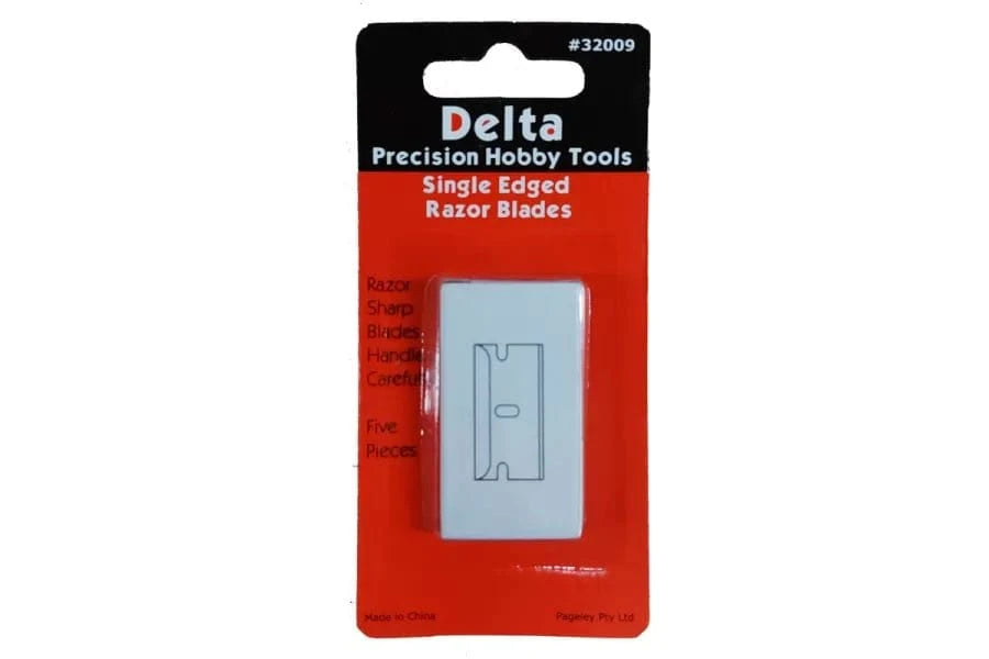 Delta 32009 #9 Single Edged Razor Blades (5pcs) - Hobbytech Toys