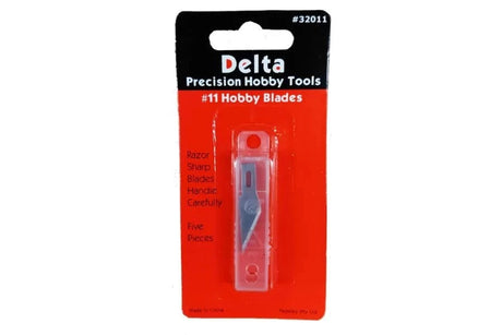 Delta 32011 #11 Hobby Knife Blades (5pcs) - Hobbytech Toys